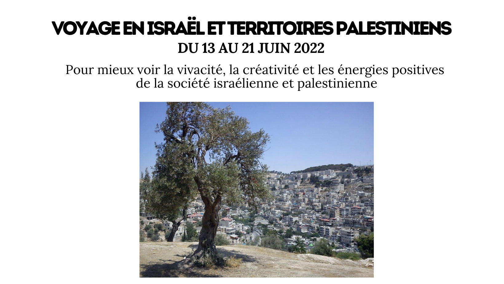 Un « Voyage de la Paix » mené par le rabbin Yann Boissière en Israël et Cisjordanie